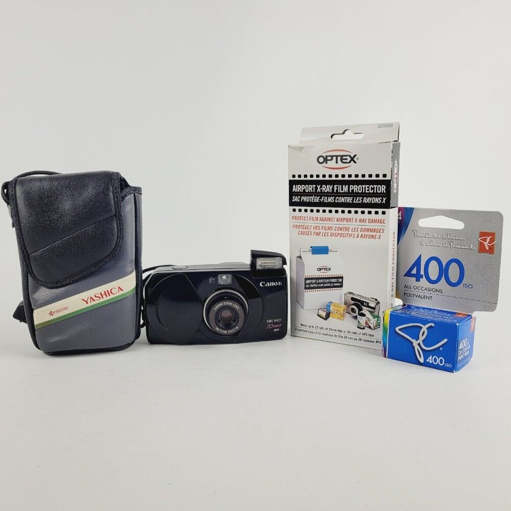 (Zoom NOT Working) Canon Sure Shot 70 Zoom Date 35mm Point & Shoot Film Camera